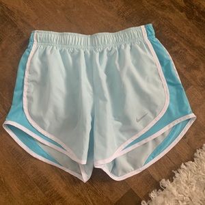 Icey blue Nike shorts